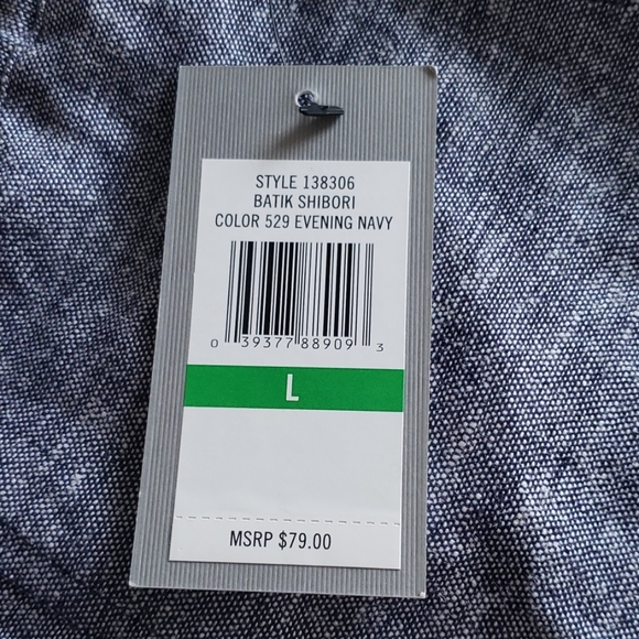 CHAUS Women linen two tone pants large - Picture 3 of 6